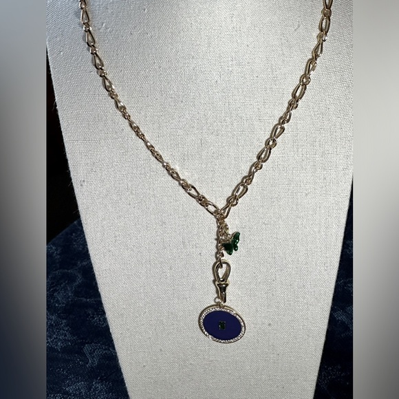 Anthropologie Bee & Butterfly Charm Necklace MISSING BEE CHARM - Picture 3 of 6